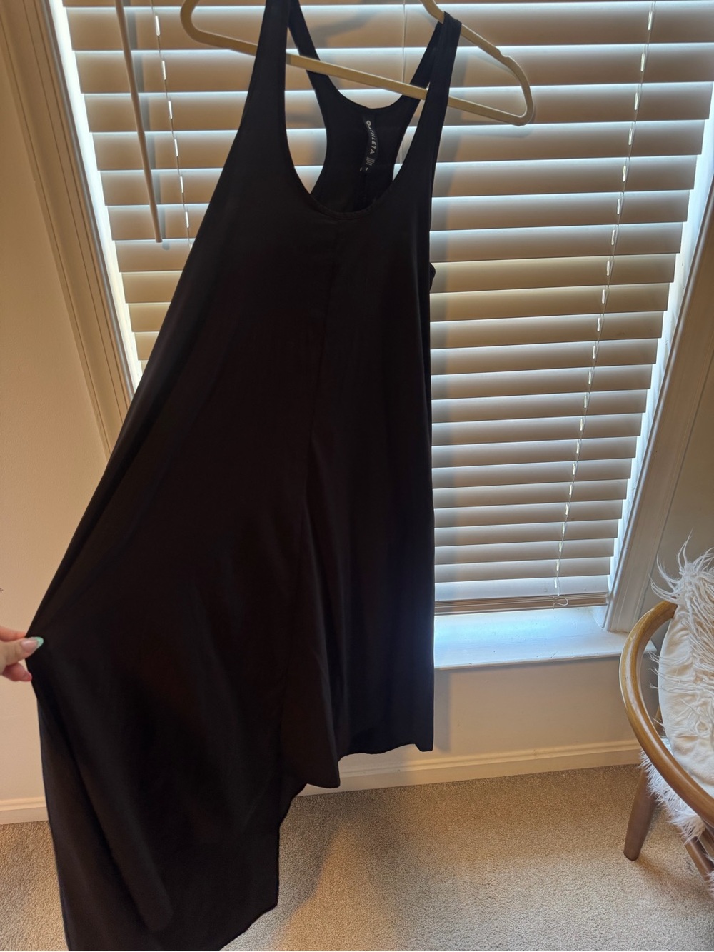 Athleta Black Racerback Swing Dress - Women